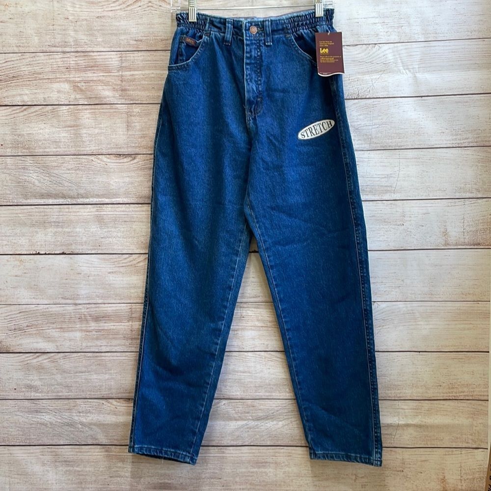 VINTAGE NEW WITH TAGS LEE‎ SIDE ELASTIC JEANS